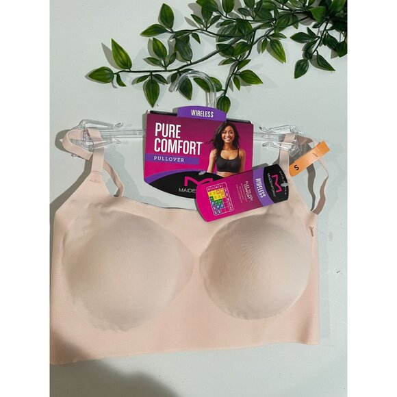 Maidenform Wireless Pure Comfort Pullover Bra With SmoothTec Technology Sz S - Picture 7 of 10